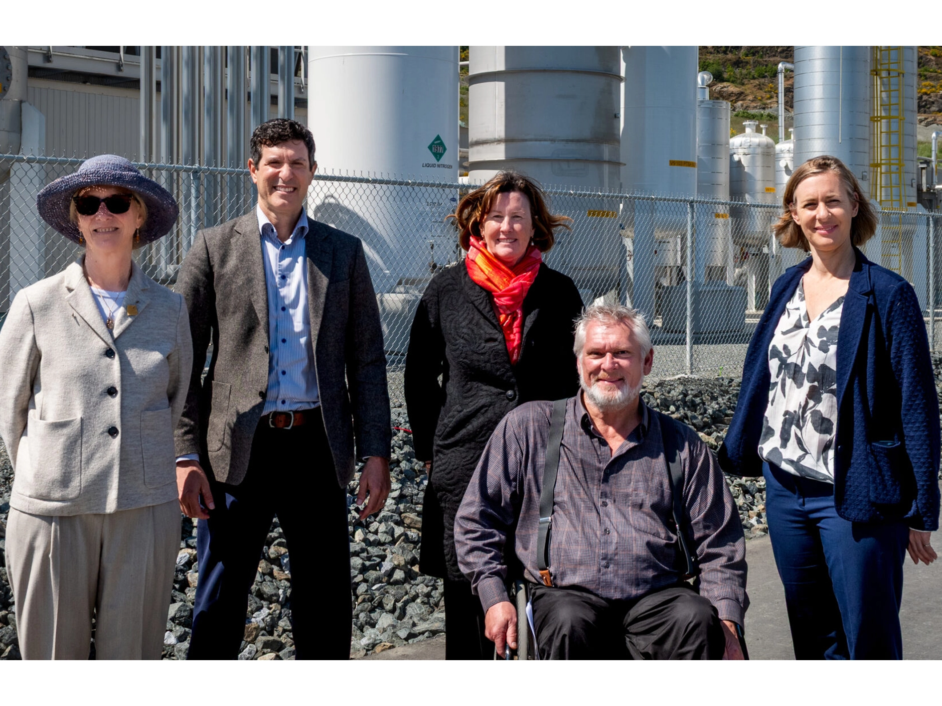 Inauguration of an RNG production unit at the Hartland landfill site
