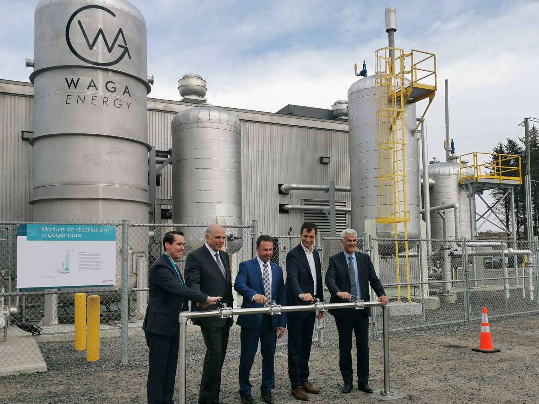 Waga Energy officially opens its first WAGABOX® unit in Canada